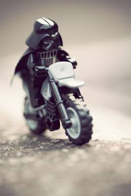 Darth Vader, motocross, moto, lego